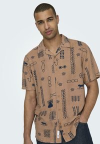 Only & Sons Camicia - coccio fantasia