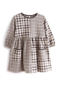Next - CONTRAST TRIM POCKET   - Vestido informal - black/white check - 0