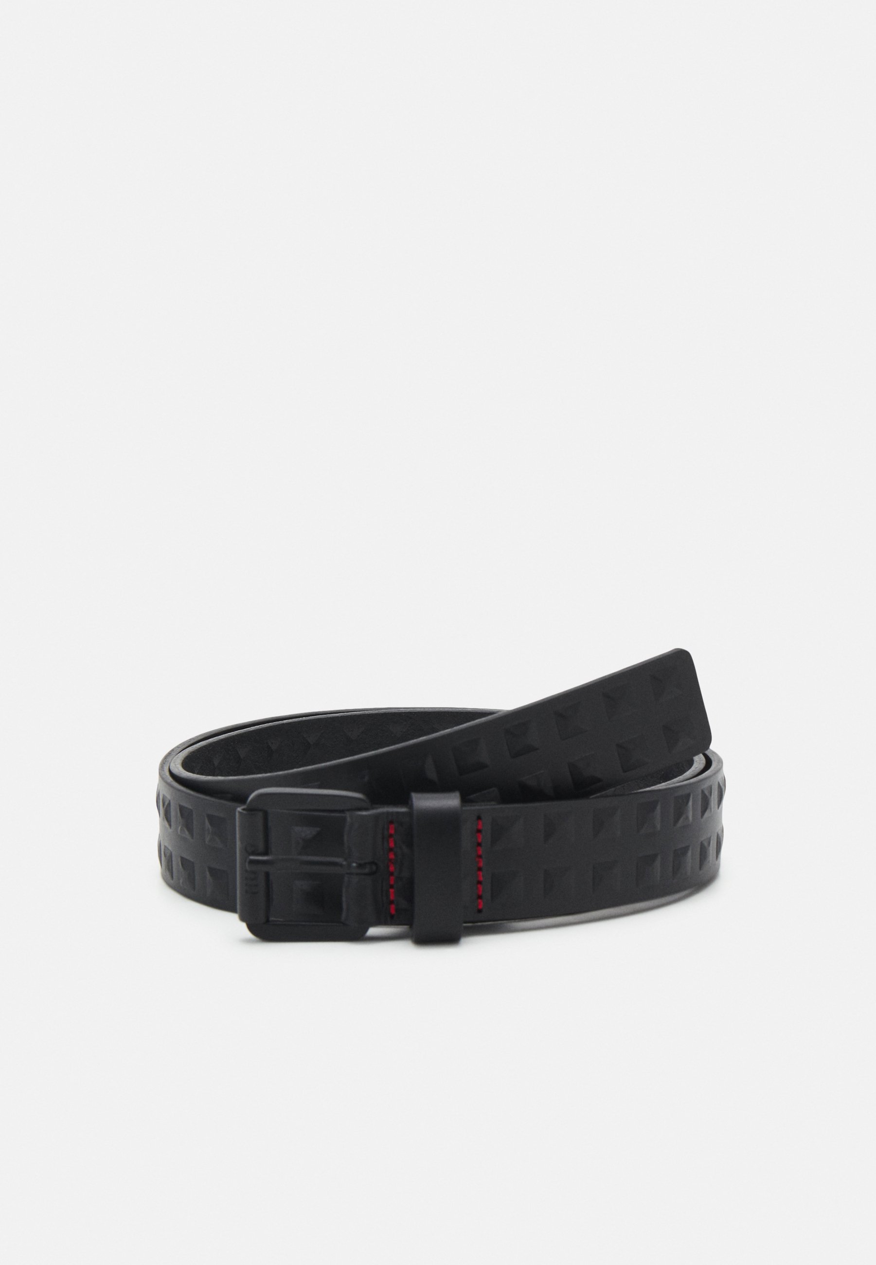 HUGOBOSS studs leather belt glitter y2k
