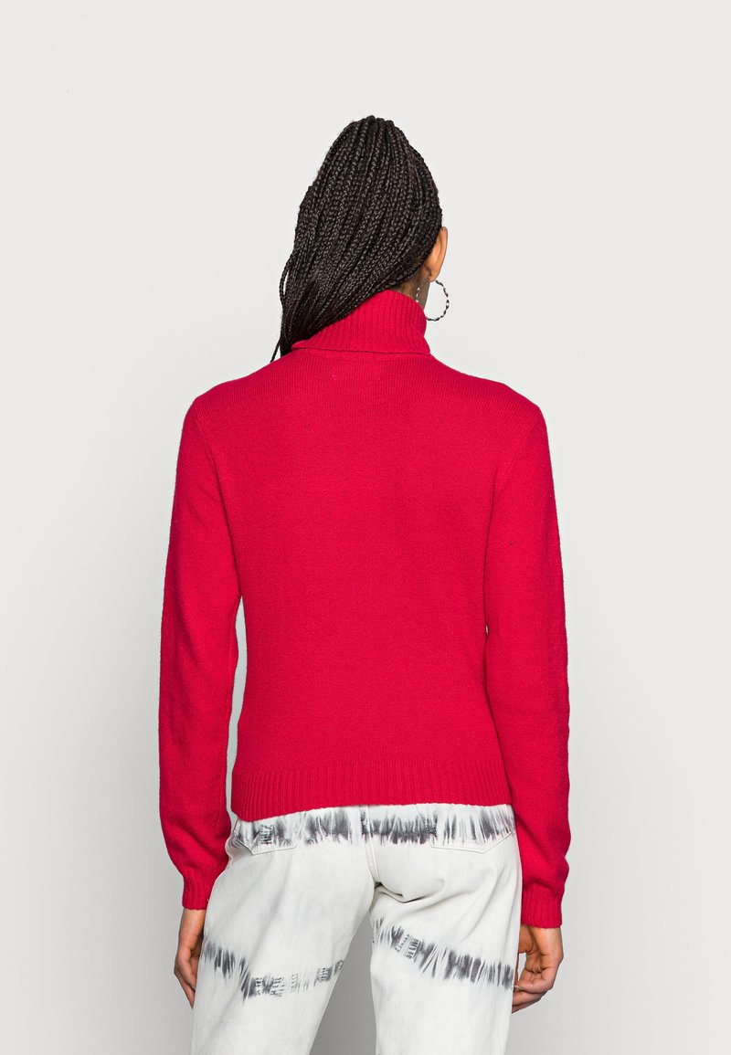 Damen Strickjacken | Hollister Co. COZY FABBA TURTLENECK Strickpullover red/rot - MU77398 Damen Strickjacken | Hollister Co. COZY FABBA TURTLENECK Strickpullover red/rot - MU77398