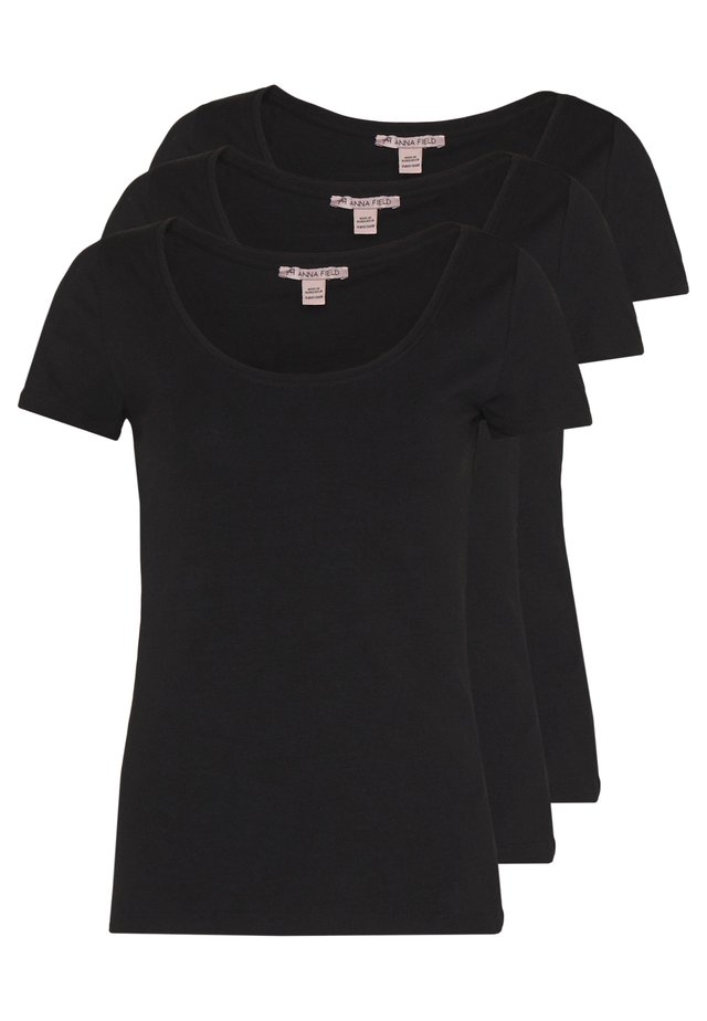schwarze t shirts damen