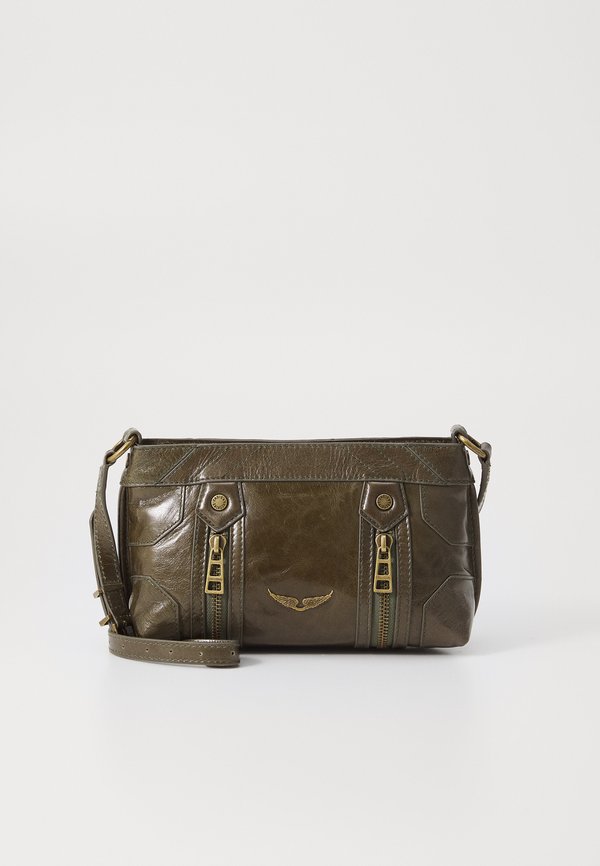 SUNNY MOOD VINTAGE PATENT - Cross body bag - record