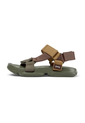KARST  - Walking sandals - braun/grün