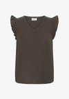 KAVAFLA BLOUSE - Blouse - chocolate brown