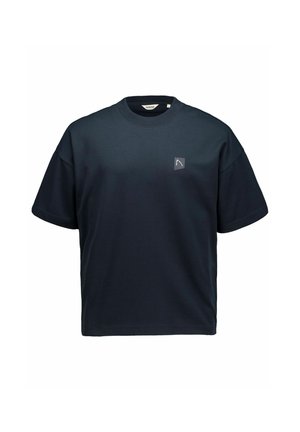 CHASIN', CHASIN' BASIC T-SHIRT CORE AIR - Lihtne T-särk - dark blue