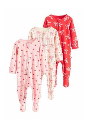 3 PACK - REGULAR FIT - Naktstērps - red bow