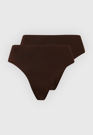 Lindex, 2 PACK - Culotte brésilienne - dark brown
