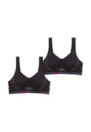 2-PACK - Push-up BH - black