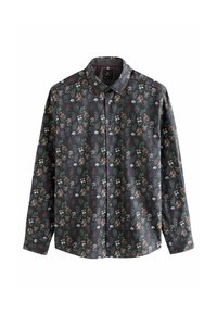 Unselected, navy blue floral
