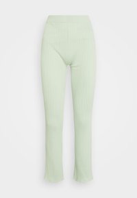 SLIM TROUSERS WITH SLIGHT FLARE - Calças - mint