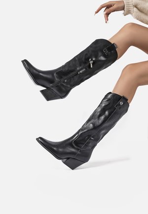 Stivali texani / biker - nero