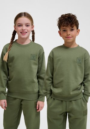 Hummel HMLCLEAN  - Sweatshirt - olivine