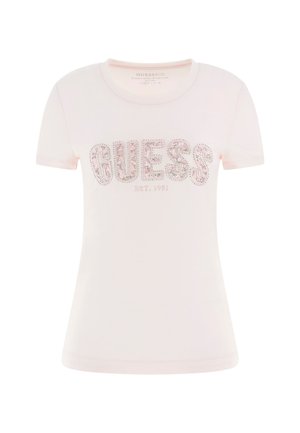 Guess, - T-shirt z nadrukiem