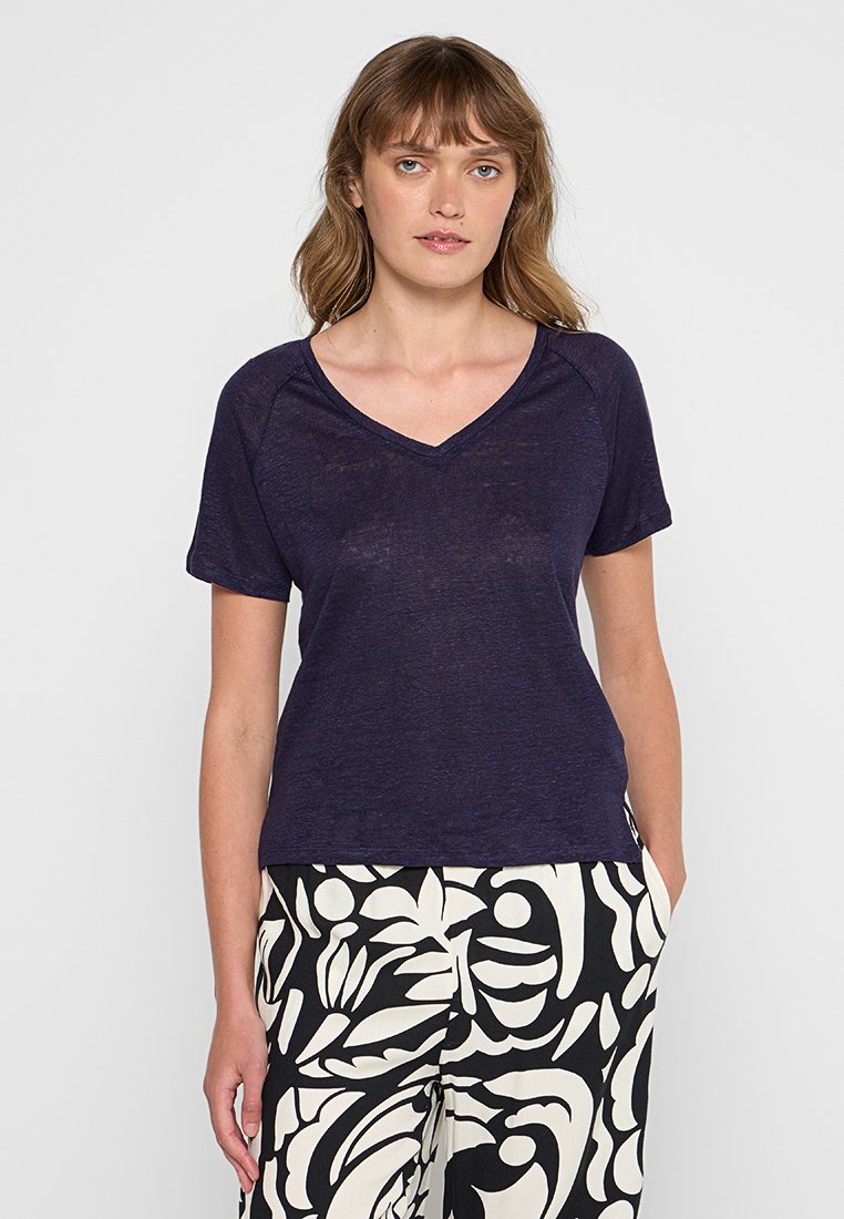 Etam Pyjamashirt donkerblauw Etam Pyjamashirt donkerblauw