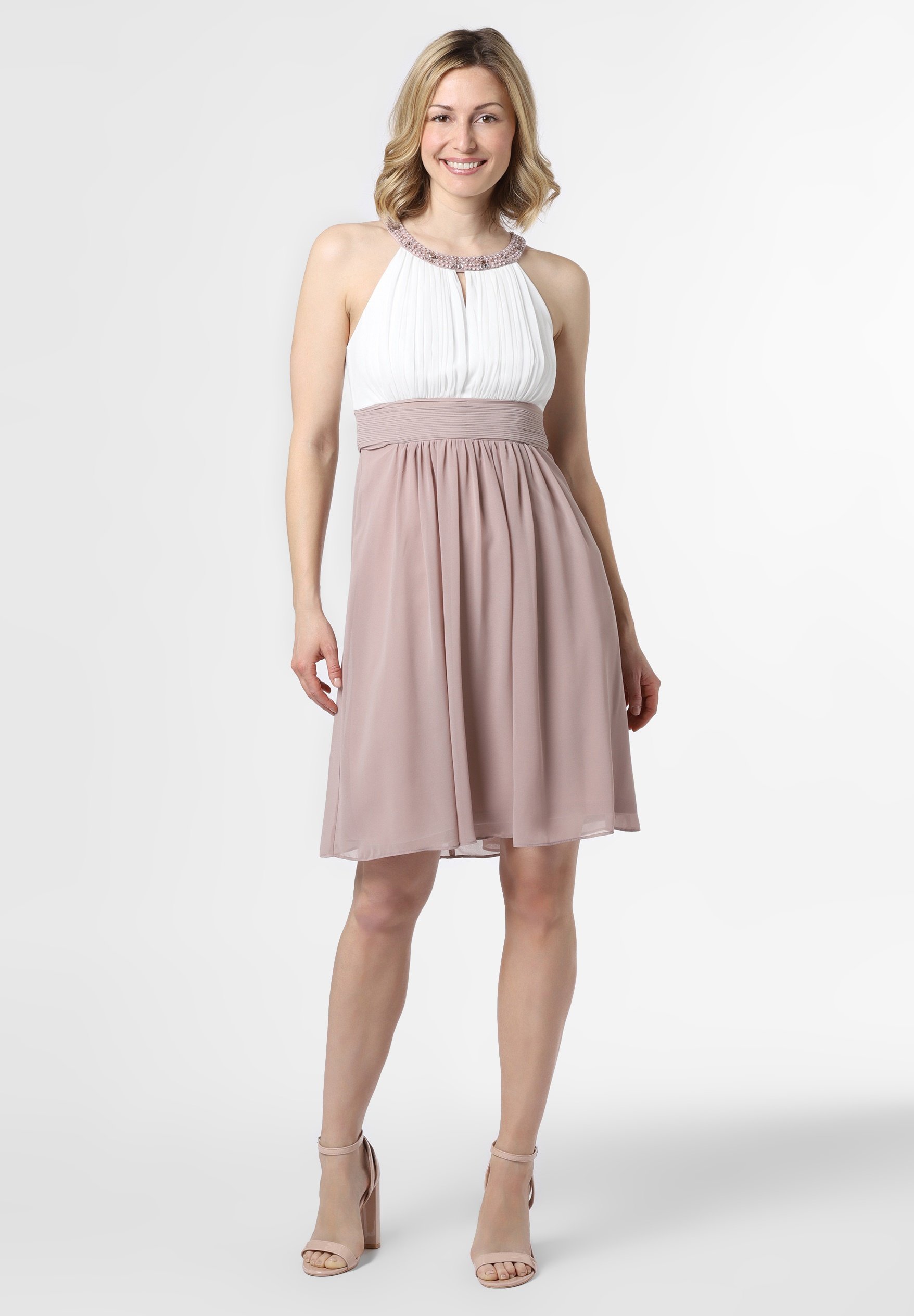 Marie Lund Cocktailkleid/festliches Kleid - taupe ecru/braun - Zalando.de