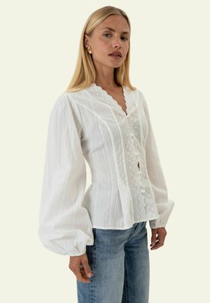 BY IC, HAZELIC - Blouse - white embroidery
