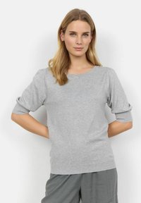 Soyaconcept SC-DOLLIE 753 - Pamata T-krekls - lt grey melange