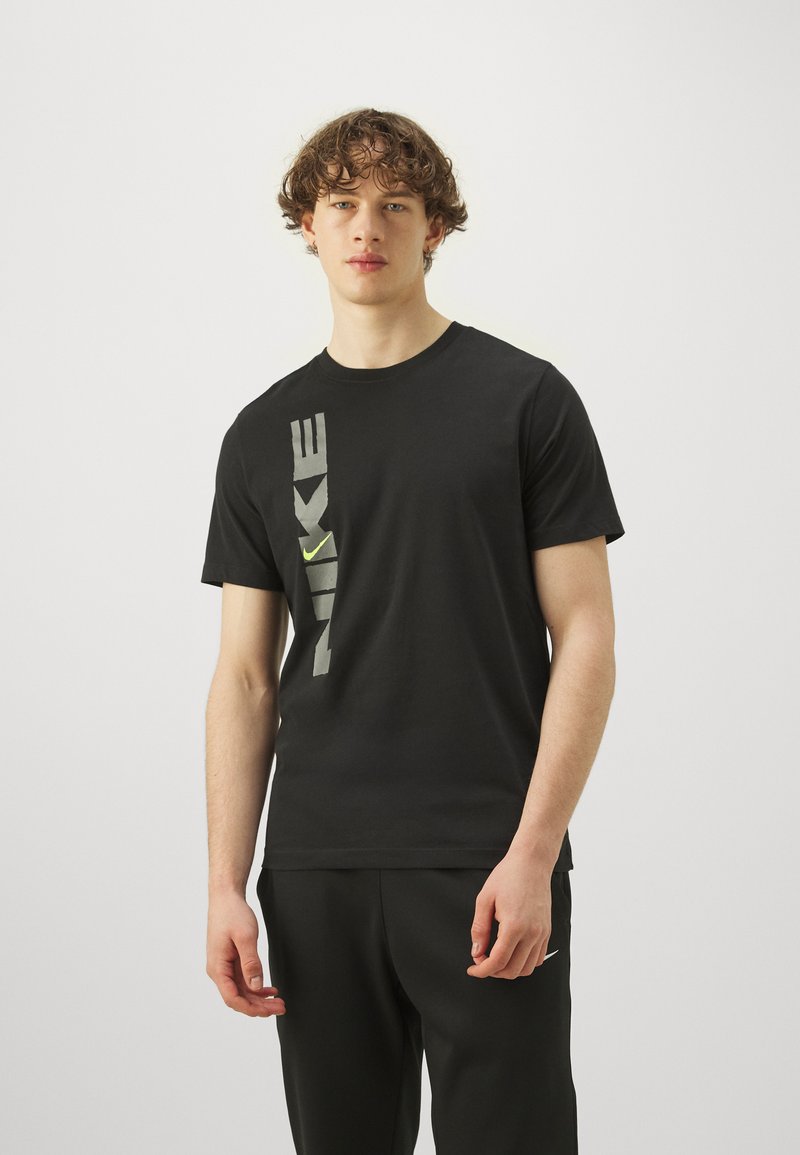 Nike Performance TEE VINTAGE FITNESS - Sporta krekli - black