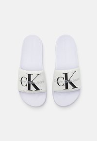 Calvin Klein Jeans SLIDE MONOGRAM  - Ciabattine - white