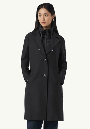 MIT HERAUSNEHMBAREM INSERT - Cappotto corto - black