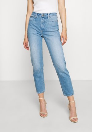 Jean droit - bleached denim