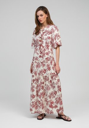 AN'GE Robe longue - palouma bordeaux