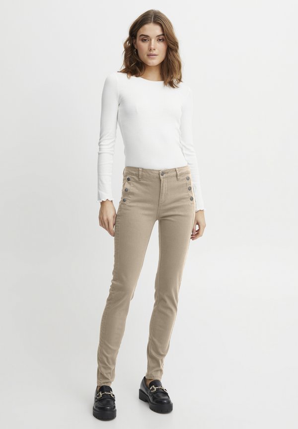 FRLOMAX - Trousers - silver mink3