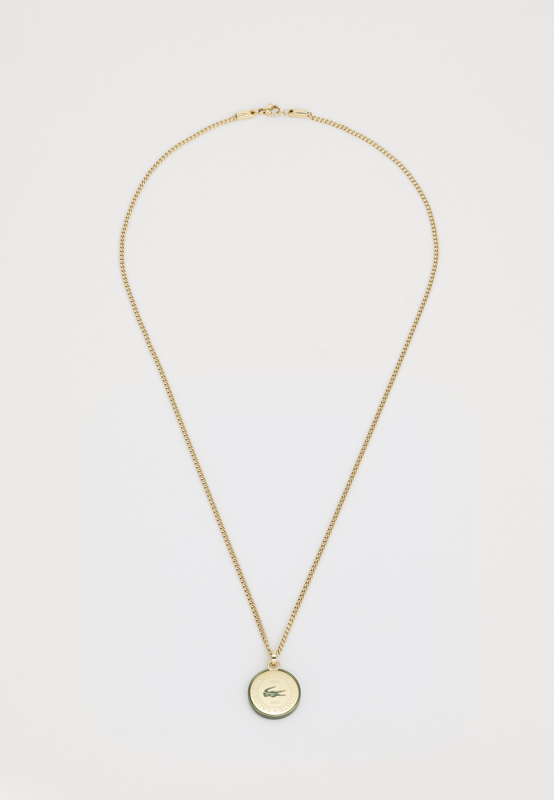 Lacoste VIGOR UNISEX - Necklace - gold-coloured/green/gold