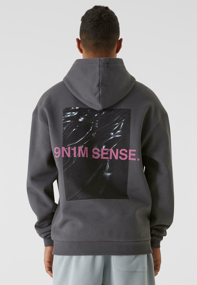 9N1M SENSE - WATER CHROME  - Hoodie - antracite, Enlarge