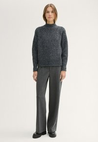 TOM TAILOR DENIM MIT STEHKRAGEN - Vesta - shale grey melange