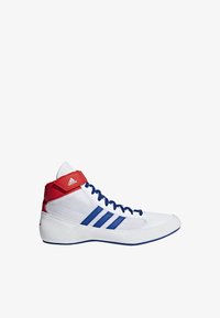 Selected, cloud white   collegiate royal   active red