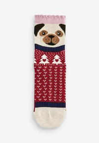 Next CHRISTMAS PATTERN 4 PACK.  REGULAR FIT - Strømper - dogs in jumpers