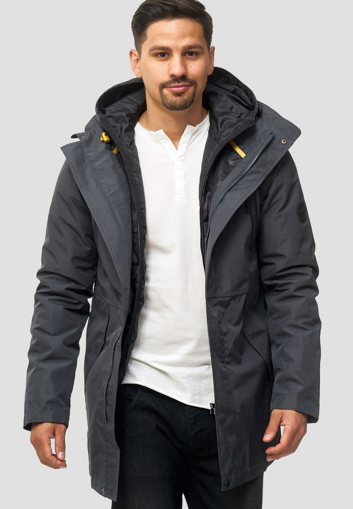 INDICODE JEANS Cappotto invernale - dark grey/grigio scuro - Zalando.it