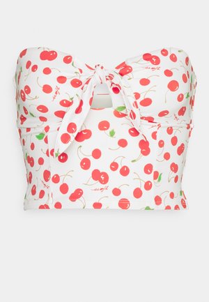 Frankies Bikinis ROCKY - Bikinitop - white and red