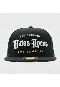 Naughty League NAUGHTY LEAGUE SAN QUENTIN VATOS LOCOS OLD ENGLISH LOGO SNAPBACK - Lippalakki - black