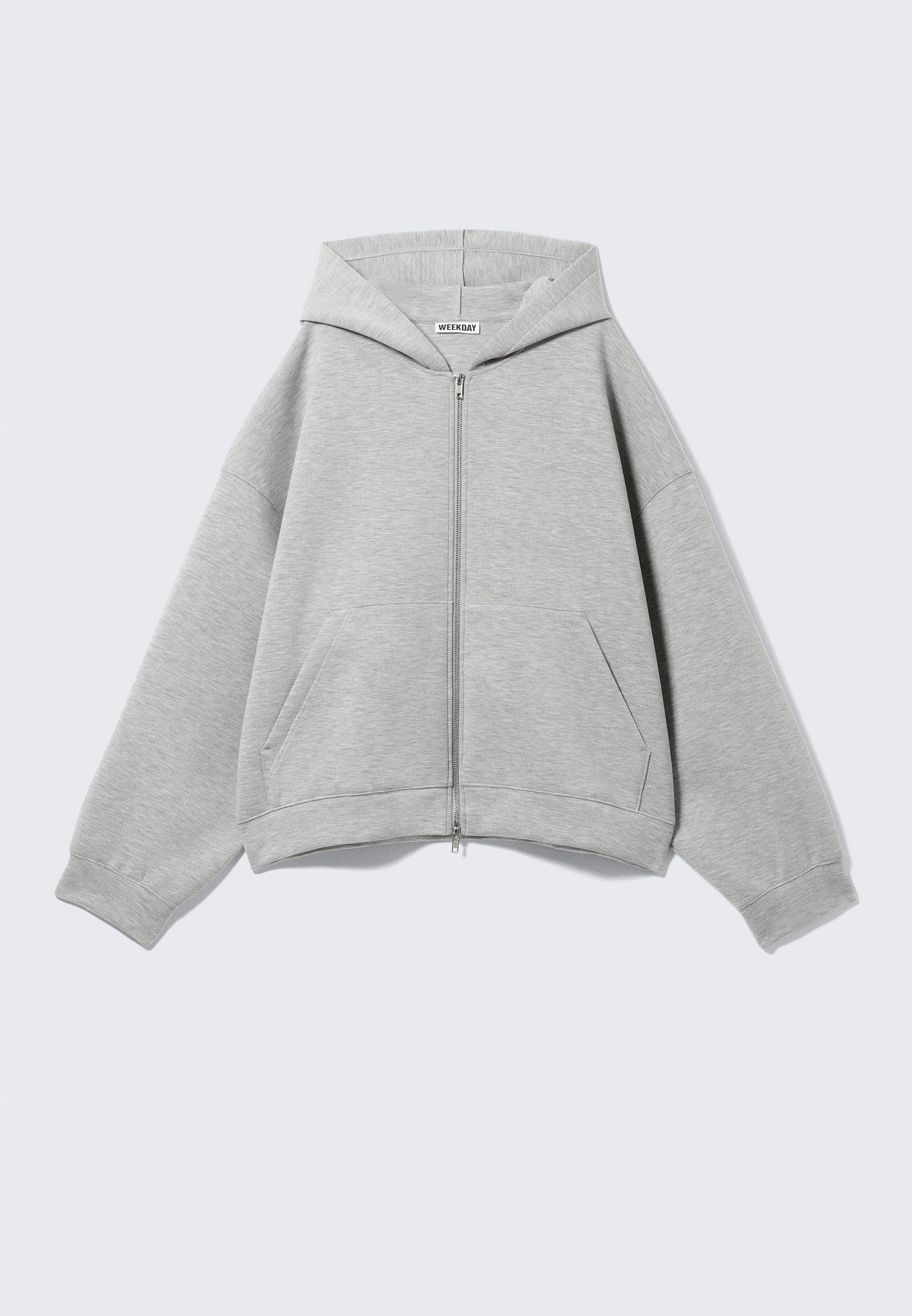 Weekday Sweat zippé - grey melange/gris - ZALANDO.FR