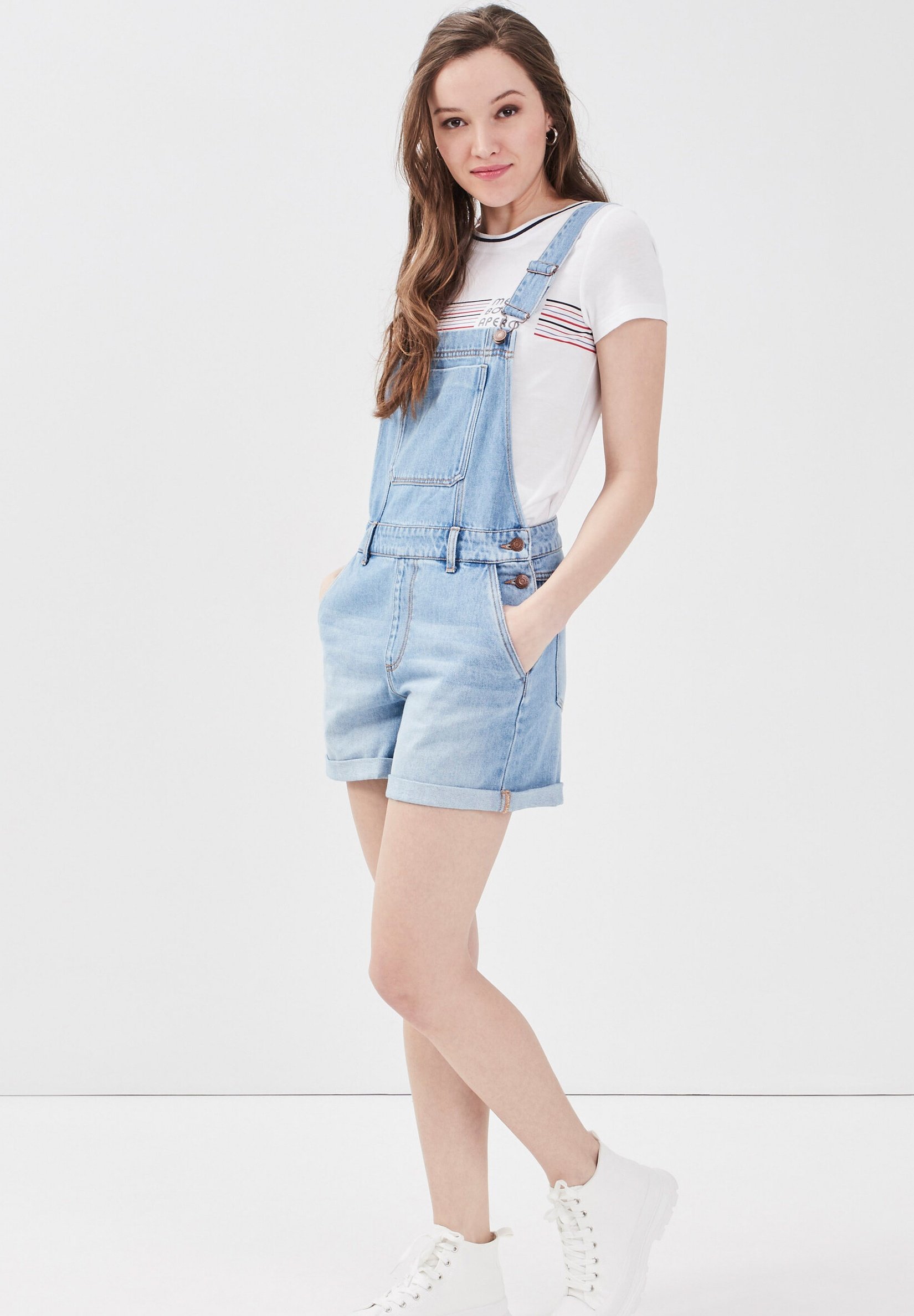 cache cache robe salopette