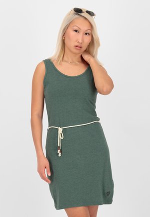 alife & kickin JENNIFERAK A SLEEVELESS  - Jerseykleid - sage leaf melange