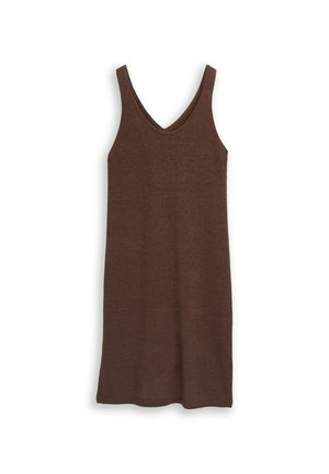 TOM TAILOR DENIM, Haljina s naramenicama - cool dark brown