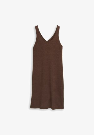 TOM TAILOR DENIM, Vestido de punto - cool dark brown