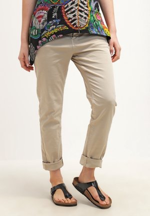 Relaxed fit -farkut - beige