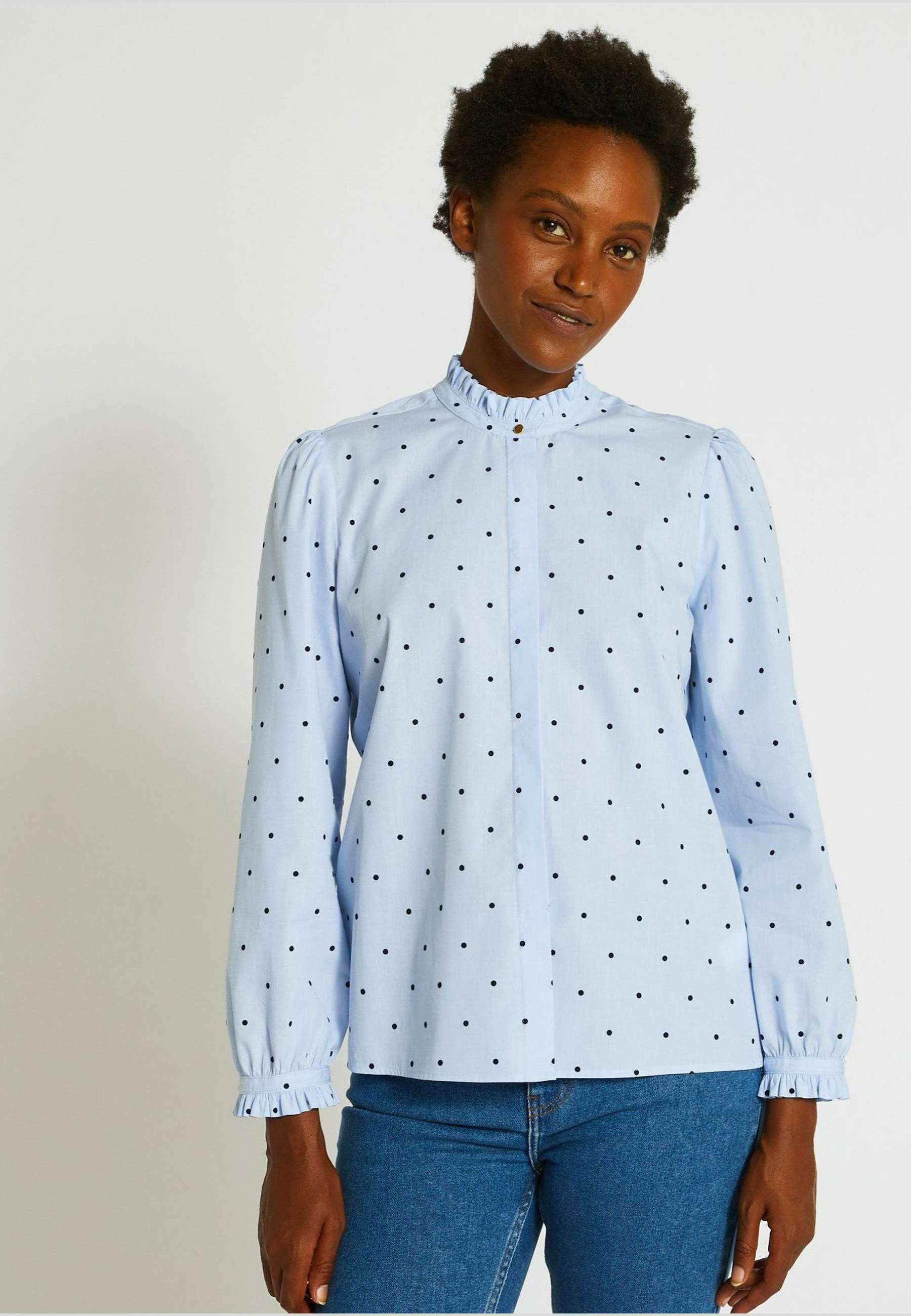 Chemise Femme Chemise A Pois Chemisier Pois Femme Chemises Top A