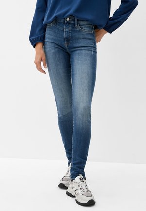 Skinny džíny - stone blue denim
