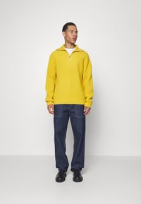 Samsøe Samsøe JACKS HALF ZIP  - Džemperis - golden spice