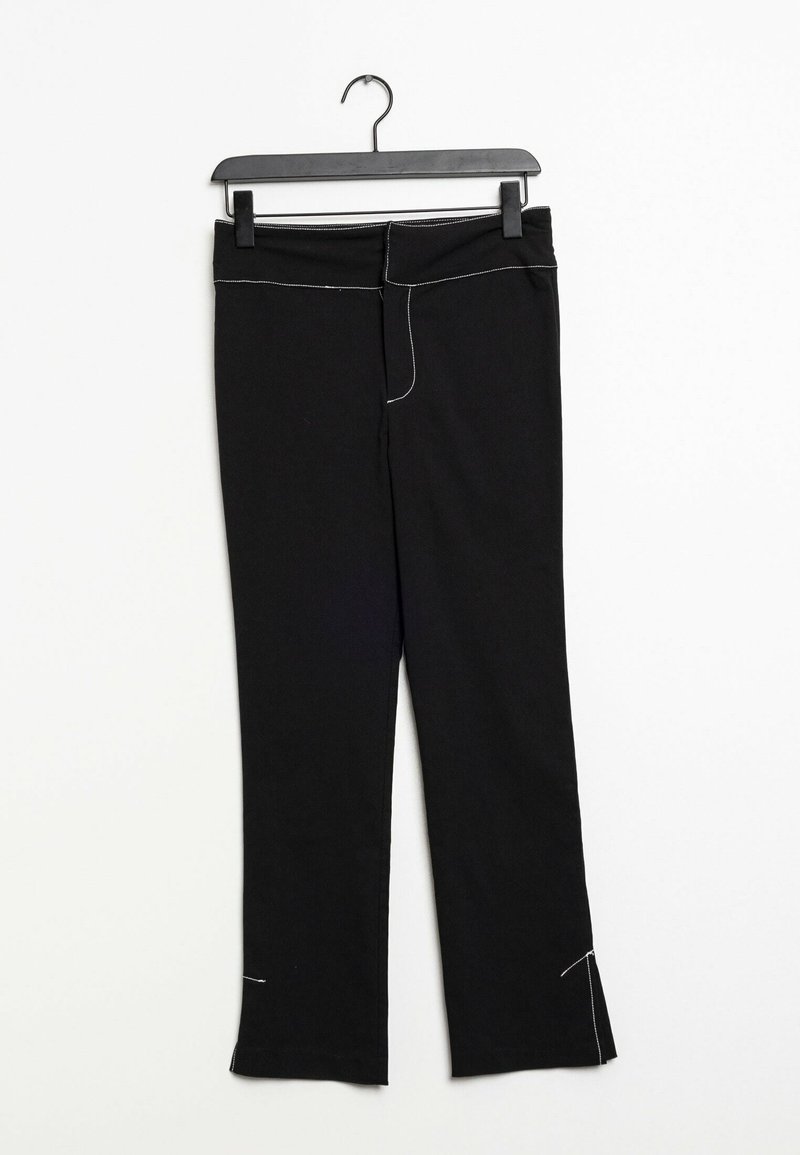 Mango Pantalon classique - black