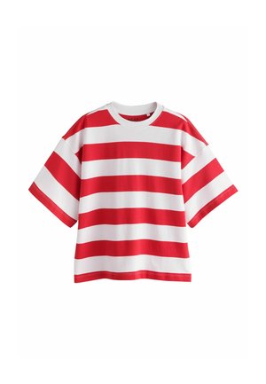 Next, REGULAR FIT - CREW NECK LONG SLEEVE TOP - Maglietta a manica lunga - red stripe