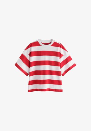 Next, REGULAR FIT - CREW NECK LONG SLEEVE TOP - Langarmshirt - red stripe