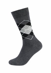 JOOP! 2PACK - Strømper - anthracite melange
