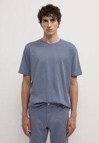 Calliope TINTA UNITA  - T-shirt basic - azzurro