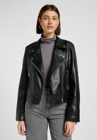 Lee Giacca in similpelle - black